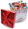Assortiment de 50 Mini|Chocolats Milka, Daim, Célébrations,Toblerone dans une Jolie Boite  All you Need is Love | Prêt à Offrir