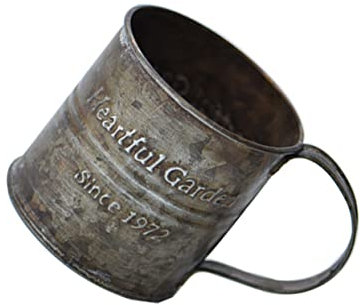 GANAZONO 3st Blumenkübel Aus Schmiedeeisen Im Retro-Stil Bauernvase Mit Blumen Verzinkter Französischer Blumeneimer Kleiner Blumeneimer Aus Metall Krug Pflanzer Schäbig Altmodisch Halterung