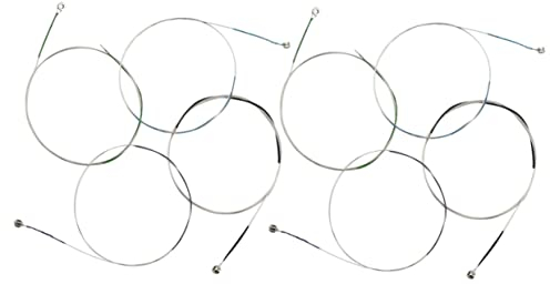SAFIGLE Violinsaiten Universal-ersatzset mit 8 Stück Stahlsaiten für Violininstrument