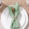 MLMW Salbeigrüne Stoffservietten, Set mit 10 Servietten, Baumwolle, Leinen, 41,9 x 41,9 cm, Boho-Tischservietten für Muttertag, Hochzeit, Party, Brautparty, Geburtstag, Tischdekorationen