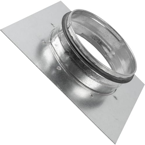 Vent Systems 125 mm Kanalanschlussflansch mit EDPM-Gummidichtung, Trocknerentlüftungsadapter und Montageplatte, ideal für nahtlose HVAC-Kanal-Verbindungen, Abluftventilatoren und Luftstrom-Management