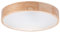 STOLARNIA PIKA Deckenlampe - Runde Holz Deckenleuchte Neturkiefer 3xE27 (∅47 cm) - Modern Hell Lampe für Schlafzimmer, Wohnzimmer, Flur, Küche - Stilvolle Kiefernholz LEJA