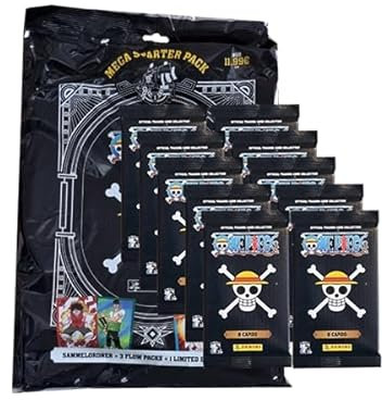 Panini One Piece 25th Anniversary Trading Cards / 1x Starterpack + 10x Booster