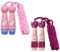 GAROMIA 2 pezzi Corda per saltare bambini 2,6 m con manico in legno dei cartoni animati corda da saltare regolabile Speed Jump Rope per saltare 4, 5, 6, 7 anni Ragazzi e Ragazze
