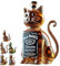 KIEYIQE Lustige Whiskey-Katzenflasche, einzigartiger Glas-Dekanter für Whiskey-Dekanter-Set, 10 Oz gravierte Whiskey-Gläser, Katzen-Whisky-Dekanter-Set, lustige Bar-Dekoration und Geschenk (A)