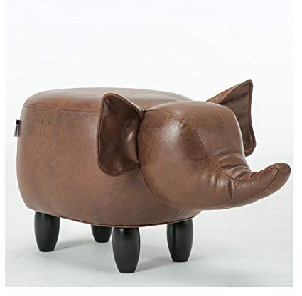 Fußhocker mit Stauraum, kleines Elefanten-Design, Schuhbank, Sofa, Hocker, Aufbewahrung für Wohnzimmer, Heimdekoration