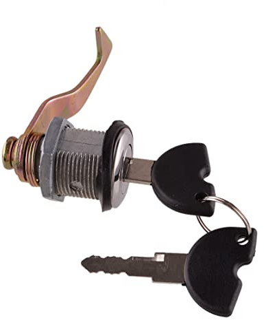 LCCOZMD Serratura per Scatola di Coda per Bagagliaio per Sedile Posteriore per Scooter per Moto con 2 Chiavi Durevole