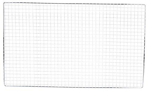 Square BBQ Grill Net, 50x30cm/19.7x11.8in Stainless Steel Cooling Rack Non Stick Reusable Grill Rack Mesh Topper for Home, Party, Camping, Picnic