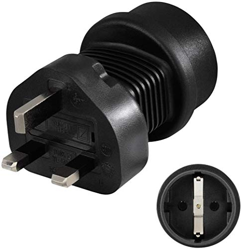 Hama 108881 adattatore per presa di corrente Tipo G (UK) Tipo F Nero