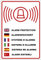 Cartello Allarmato in diverse lingue in PVC, piastra in schiuma rigida, 200 x 300 mm – 3 mm di spessore