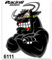 4R Quattroerre.it - 6111 - Stier Sticker 10x12 cm