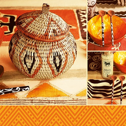 20 Servietten Afrika Dschungel Südsee Meer Urlaub Wellness