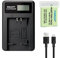 FUGASUN 1 Stück 1250 mAh NB-13L NB13L Akku mit Ladegerät für PowerShot G7 X Mark III, G7 X Mark II, G9 X Mark II, G1 X Mark III, G5 X, G5 X Mark II, G7 X, G9 X, SX620 HS, SX720 HS, SX730 HS, SX740 HS