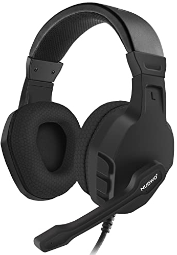 NUBWO U3 Kids Headphones - Gaming Headset with Clear Call Microphone, Volume Control and Compatibility for PC, PS4, PS5, Xbox One, Mac, iPad, and Switch