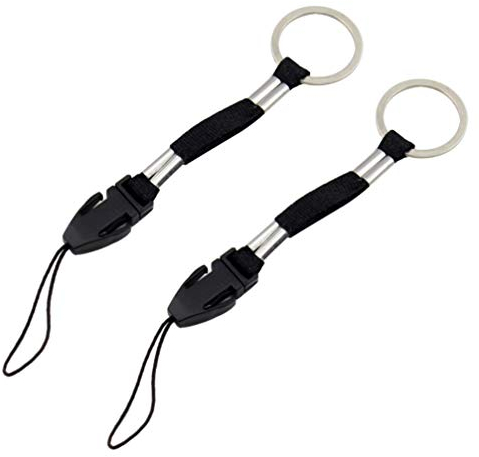 Hemobllo 10 Stück Handschlaufe Lanyard Verstellbarer Schnellverschlussgurt String mit Schnalle für USB-Sticks Keyside Namensschild Kamerahalter Handy Schwarz