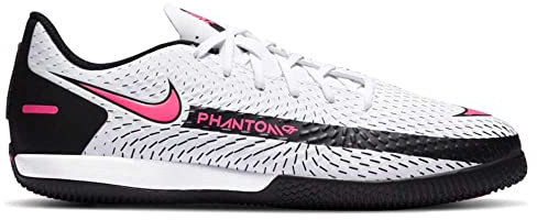Nike Phantom GT Academy IC, Scarpe per Calcetto a Cinque, Black White Pink Blast, 27 EU
