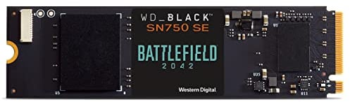 WD_BLACK SN750 SE 500 GB NVMe SSD Battlefield 2042 PC Game Code Bundle, mit Lesegeschwindigkeiten von bis zu 3600 MB/s, Gaming SSD