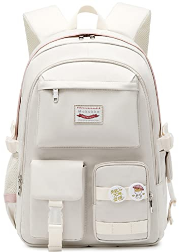 Makukke Rucksack Damen - Schulrucksack Mädchen Teenager, Cute Anime Bookbag Frauen Casual Daypack Anti-Theft Rucksäcke für Universität Reisen Freizeit Arbeit