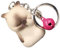 Cartoon Cat Key Rings: Schöne Katze Keychain Charms Neko Key Ring Anhänger Shy Chubby Kitten Tasche Schmuck Tier Hängende Dekor Für Frauen Mädchen Khaki