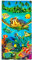 Beachland Turtle Strandtuch, 76,2 x 152,4 cm, Fische, Unterwasser, tropische Stranddecke, 100 % Baumwolle, extra groß, Familiengröße (Turtle Bay), 76,2 x 152,4 cm