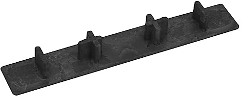 Endkappen für Terrassendielen 10 Stk. Schwarz Kunststoff
