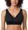 AISILIN Reggiseno Senza Ferretto Donna Bralette Comodo Taglie Forti Senza Cuciture Coppa Piena Reggiseno per Dormire Nero 8D