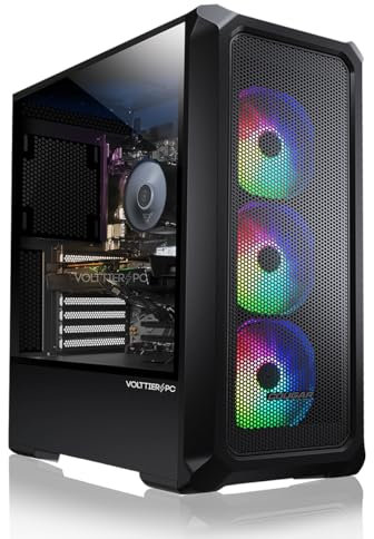 VolttierPC - PC Gaming AMD Ryzen 7 5700G 8x4.6Ghz | AMD Radeon Vega 8 | 32GB DDR4 | 1TB SSD M.2 NVMe | WiFi 6 + Bluetooth 5.2 | Windows 11 | PC Gamer