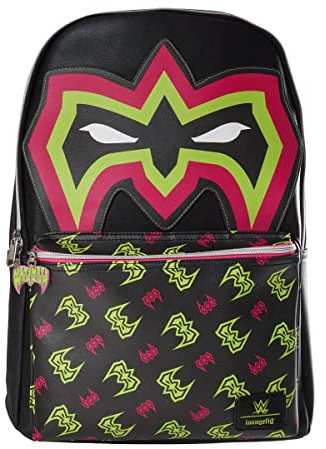 WWE Ultimate Warrior Backpack - Entertainment Earth Exclusive, Black, One Size