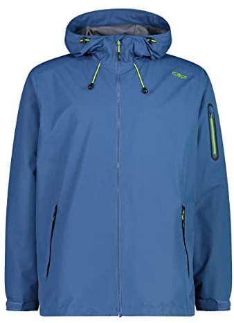 CMP - Man Jacket Fix Hood, Dusty Blue, 48