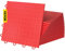 VEVOR Piastrelle per Garage ad Incastro, Confezione da 25, Piastrelle per Pavimentazione Garage in PP, 305 x 305 x 13,4 mm per Garage, Seminterrati, Officine di Riparazione, Rosso