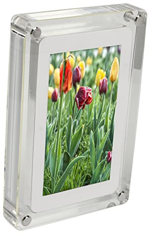 Acryl-Bewegungsvideorahmen, 100–240 V, Digitaler Acryl-Fotorahmen Als Geschenk (EU-Stecker)