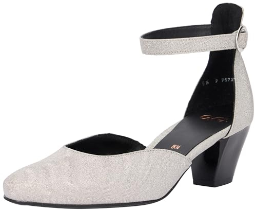 ara Damen Toulouse Pumps, Silber, 38.5 EU