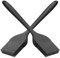 saizone Silicone Basting Pastry Brush Grill Brush Pastry Cooking Brush Oil Baking Brushes Heat Resistant Kitchen Cooking Tools Black Color 8inch(2pcs)