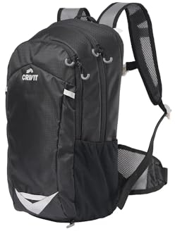 Fahrrad Rucksack 14 + 3 Liter ca. 26 x 46 x 18 cm (Schwarz)