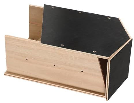 TINEASUR Bat Shelter Handgefertigter Outdoor Fledermauskasten Aus Holz Wetterbeständig Für Garten Und Hinterhof Platzsparend Und Installieren Tierunterkunft Für Fledermäuse