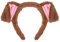 Sibba Plüsch Hund Ohren Tierohren Kopfschmuck Puppy Haarreif Welpen Cosplay Party Kostüm Kopf Zubehör Kinder Tier Haarband Haarnadel Haarschmuck für Karneval Halloween Weihnachten Maskerade Requisiten