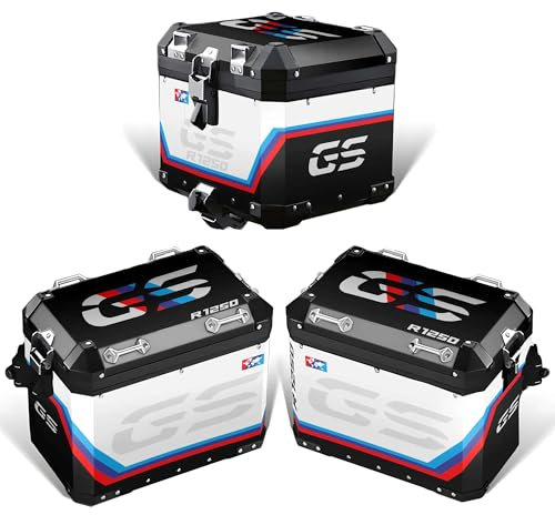 Adesivi Protettivi Valigie Laterali e Bauletto per Moto BMW R 1250 GS ALU 2° Modello ADV Adventure M-Sport