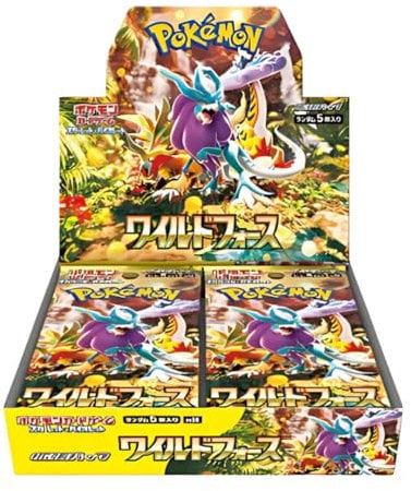 Wild Force Japanese Pokemon Booster Box (30 Packs) | Scarlet & Violet Set | Pokémon Trading Cards | 30 Booster Packs | TCYM Authenticated | Pokemon TCG Pack | Japanese Temporal Forces |