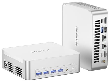 GEEKOM XT1 Mega AI Mini-PC, 14th Gen Intel Ultra U9-185H Prozessor (16K/22T, bis zu 5,1 GHz), 32 GB DDR5 RAM, 2 TB SSD, Mini-Desktop-PC Windows 11 Pro, WiFi 7/BT 5.4/Dual 2.5G LAN/USB4.0/8K