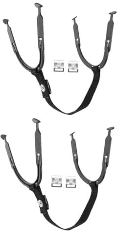 Milisten 2sätze Eishockey-Helm Kinnriemen Verstellbarer Kinnriemen Mit Ohrschlaufen Ersatzteile Für Hockey Fußball Und Sicherheitshelme Langlebig Und Stoßfest