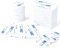Feiyayi Double Sided Sticky Pads 40 Pcs Heavy Duty Adhesive Pads 3mm Thickness Strong Mounting Foam Pads Waterproof Double Sided Tape Rectangle & Round (White)