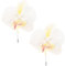AKOOSY 2pièces Broche Orchidée Épingles De Costume Élégantes Pour Mariages Graduations Et Prom Accessoires Fins Pour Hommes Couleur Blanche