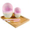 OFFIGAM Tazón De Silicona Anticaídas Para Uso Casa Cuenco Para Mezclar Faciales y Preparar Ingredientes Color Rosa Resistente y Flexible Apto Para Microondas y Lavavajillas