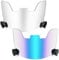 Xuhal 2 Pcs Football Visor for Youth Adult Football Helmet Visor Lacrosse Helmet Eye Shield Eye Protection for Sport(Clear and Electroplating Blue)
