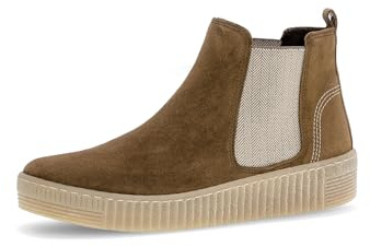 Gabor Damen Chelsea Boots, Frauen Stiefeletten,Best Fitting,Booties,halbstiefel,Kurzstiefel,uebergangsschuhe,Cognac (EL.Wave),40 EU / 6.5 UK