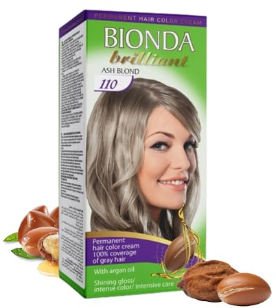 BIONDA Brilliant 110 Rubio Ceniza 100 ml Tinte Permanente Aceite de Argán
