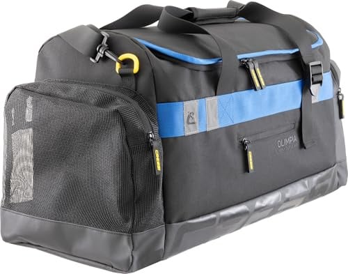 CRESSI dal 1946 - Olimpia Pool Family Duffle - Borsone Tecnico Modulare Sportivo, Ideale per Piscina Uomo e Donna e Attività Acquatiche anche Collettive, Nero/Blu 45 L