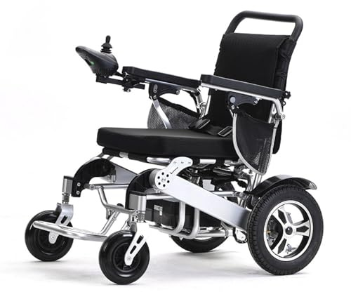 Faltbarer Elektrorollstuhl, ultraleichter Aluminiumrahmen für Erwachsene, 150 kg Kapazität