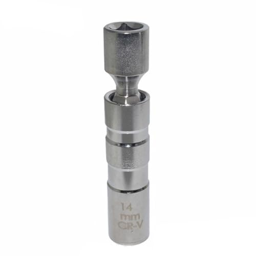 Stecknuss, 14 mm, 16 mm, 360 Grad drehbar, dünnwandiges Werkzeug, 12-kant, 3/8-Zoll-Stecknuss, Garagenzubehör