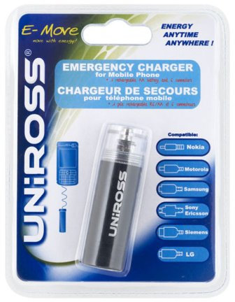 Uniross Emergency 1 Charger- Black